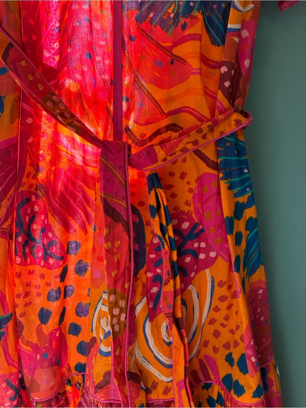 FARM Rio colorful party Midi Dress - Picture 4 of 5